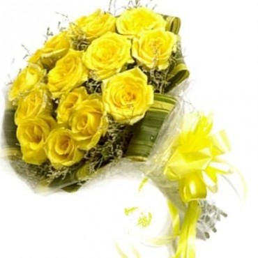 Yellow Roses Bouquet Fresh Flowers